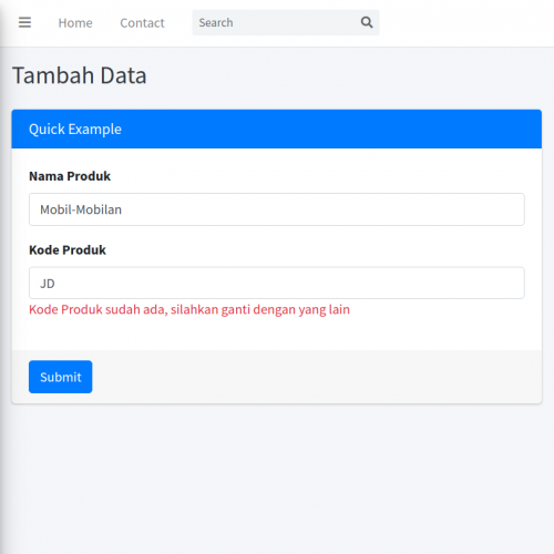 Cek Ketersediaan Data Tanpa Submit Form dengan Codeigniter, Jquery dan Ajax