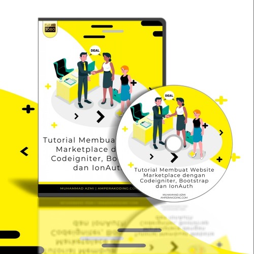 Tutorial Membuat Website Marketplace dengan Codeigniter, Bootstrap dan IonAuth